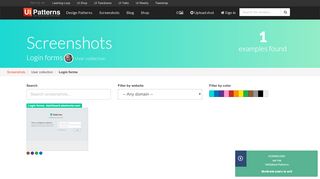 
                            9. Login forms screenshot collection - UI-Patterns.com