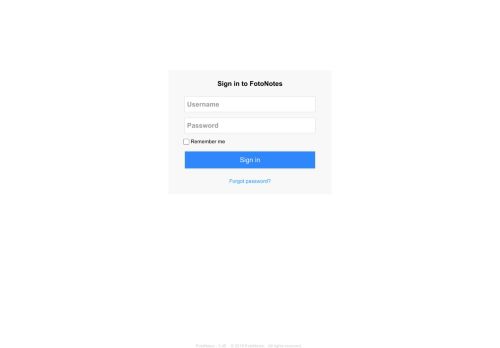 
                            1. Login - FotoNotes