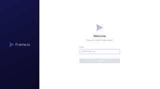 
                            8. Login - Frame.io