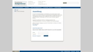 
                            4. Login: Frankfurter Bankgesellschaft (Deutschland) AG