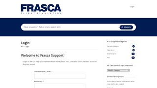 
                            11. Login – Frasca Support