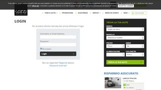 
                            12. Login - Fratelli Cozzi
