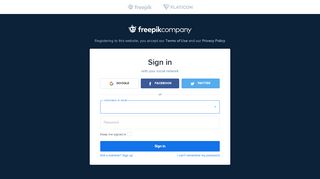 
                            2. Login - Freepik