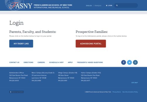 
                            6. Login - French American School of NY - fasny.org