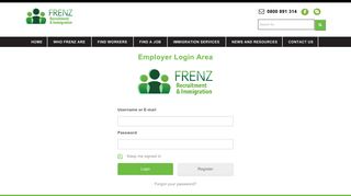 
                            1. Login – FRENZ Recruitment & Immigration