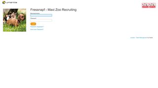
                            6. Login | Fressnapf - Maxi Zoo Recruiting | umantis Talent Management