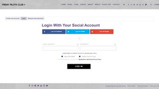 
                            11. Login | Friday Pilots Club
