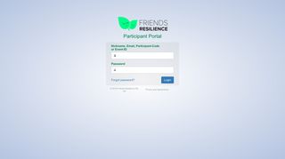 
                            13. Login | Friends Resilience Participant Portal