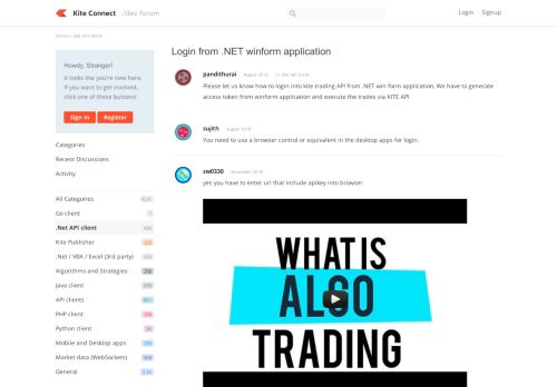 
                            13. Login from .NET winform application - Kite Connect developer forum ...