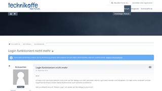 
                            9. Login funktioniert nicht mehr - OpenMediaVault - Technikaffe.de
