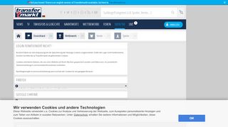 
                            12. Login funktioniert nicht? | Transfermarkt