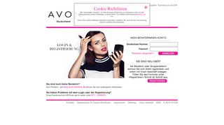 
                            1. Login für Beraterinnen - AVON