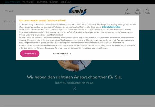 
                            2. Login für Geschäftskunden | Meine enviaM