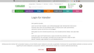 
                            13. Login für Händler | CARLSEN Verlag