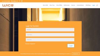 
                            1. Login für Kunden von Wice CRM | Wice CRM