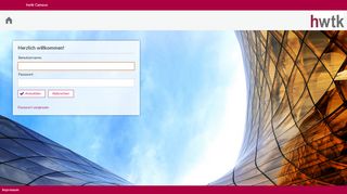 
                            1. Login für registrierte NutzerInnen - hwtk Campus