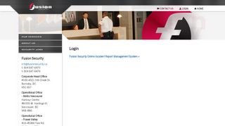 
                            8. Login – Fusion Security