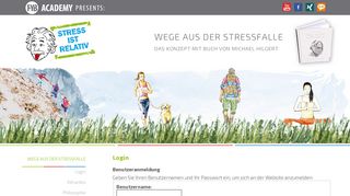 
                            1. Login - FYB Academy presents: Wege aus der Stressfalle