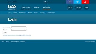 
                            11. Login | GAA DOES - Learning GAA - GAA.ie