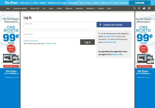 
                            12. Login - Gainesville Times