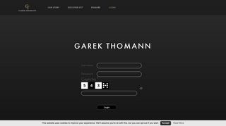 
                            12. Login - Garek Thomann London