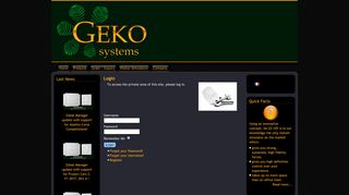 
                            8. Login - Geko Systems