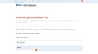 
                            1. Login - GENO BANK ESSEN eG Online-Filiale - BLZ 36060488 ...