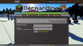 
                            13. Login | German Minecraft Server - Ein Deutscher Minecraft Server
