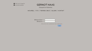 
                            10. Login - Gernot Haas / Schauspieler