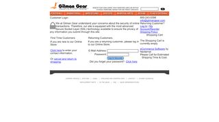 
                            10. Login – Gilman Gear Online Store - Nexternal