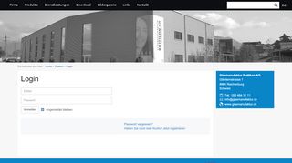 
                            13. Login - Glasmanufaktur Buttikon AG