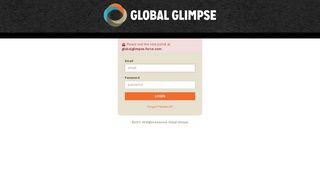 
                            1. Login - Global Glimpse Portal