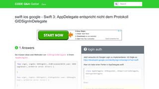 
                            10. login google ios Swift 3: AppDelegate entspricht nicht dem Protokoll ...