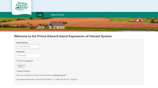 
                            12. Login - Government of Prince Edward Island