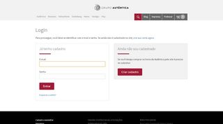 
                            5. Login - Grupo Autêntica