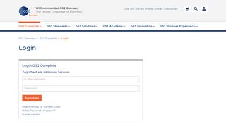 
                            7. Login - GS1 Germany