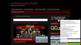 
                            6. login gudang poker mobile | DAFTAR GUDANG POKER