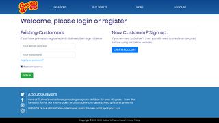 
                            4. Login - Gulliver's Theme Parks