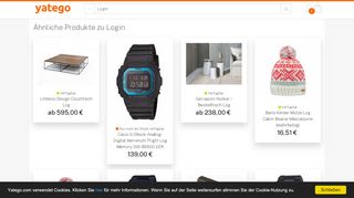 
                            4. login günstig & sicher kaufen bei Yatego