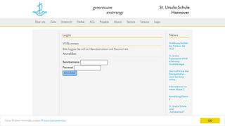 
                            1. Login - Gymnasium St.Ursula-Schule Hannover