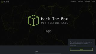 
                            1. Login :: Hack The Box :: Penetration Testing Labs