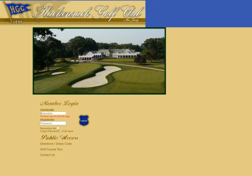 
                            13. Login - Hackensack Golf Club