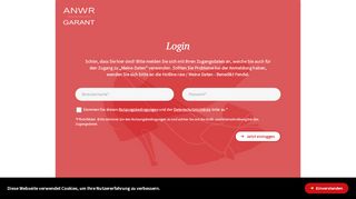 
                            5. Login: haendlerportal.anwr.de