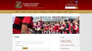 
                            12. Login - Hamilton Boys' High School