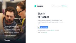 
                            6. Login - Happeo