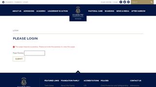 
                            2. Login - Harrow International School Bangkok