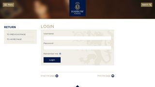 
                            6. Login | Harrow School