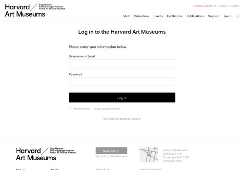 
                            7. Login | Harvard Art Museums