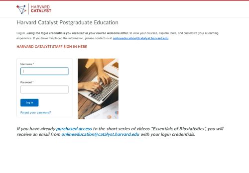 
                            13. Login - Harvard Catalyst - Harvard Catalyst Desire2Learn