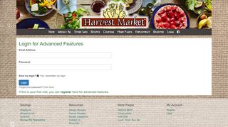 
                            2. Login - Harvest Market